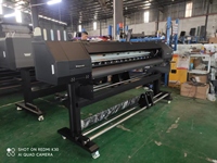Impresora de inyección de tinta automática solvente ecológica Benlun de 1900mm para Material flexible Nueva impresora de cuero a base de agua rollo a rollo para Flex