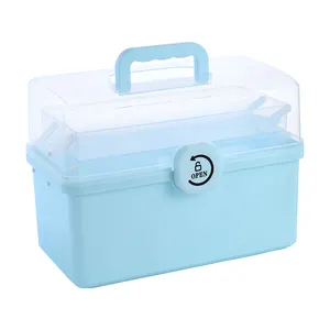 Plastic Storage Medicine Box Medicine Chest with Lock storage container medical box medical kit