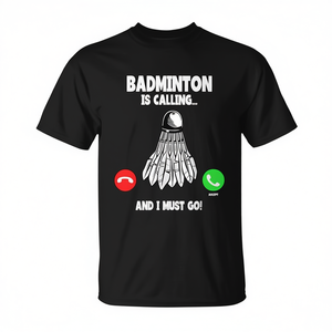 T-shirt de badminton promotionnel avec un design attrayant - Product Image 2