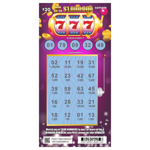 Lucky 777 Mega Jackpot Win Rate Technology Design Size Color Logo Digital Printing Scratch Off Lottery - Product Image 6