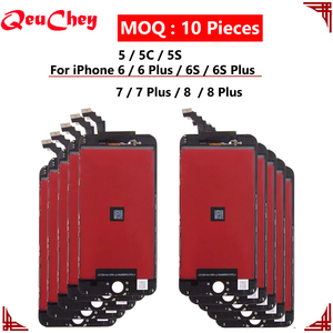 MOQ : 10 pièces en gros pour <span class=keywords><strong>iPhone</strong></span> 5 5C <span class=keywords><strong>5S</strong></span> 6 / 6 Plus 6S / 6S Plus / 7 / 7 Plus / 8 / 8 Plus Écran LCD tactile complet - Product Image 1