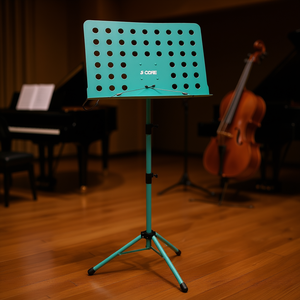 Support à partitions pliable en métal S Core, support à partitions pliable en métal pour performance instrumentale, bleu - Product Image 2