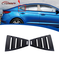 Accessoires de voiture ABS Extérieur Fenêtre Latérale Arrière Persiennes Volet de Fenêtre Scoop Vent Cover Pour Hyundai Elantra 2016-2020