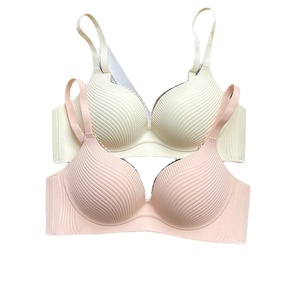 Soutien-gorge push-up confortable sans armatures pour femmes, effet minceur pour poitrines généreuses, couleur unie, sans coutures, style coquille de <span class=keywords><strong>sirène</strong></span> - Product Image 5