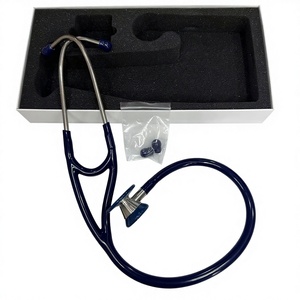 Stéthoscope Acoustique Haute Fidélité en Acier Inoxydable à Double Tête, Stéthoscope Médical Binaural pour Enfants, Usage Pédien, Clinique et Domestique - Product Image 3