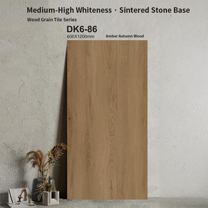 Azulejos de Cerámica con Acabado Mate Imitación <span class=keywords><strong>Madera</strong></span>, Resistentes al Ácido y Antideslizantes, Estilo Europeo, Tamaños Personalizados, para Encimeras de Comedor en Villas - Product Image 1
