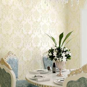 Papel Tapiz Autoadhesivo de Tela No Tejida con Patrón Damasco, Rollos de Papel Tapiz Autoadhesivos, Papel Tapiz Personalizado para el Hogar - Product Image 4