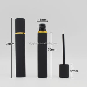 Envase Personalizado para Suero de <span class=keywords><strong>Pestañas</strong></span>, Tubo de Aluminio de 5 ml con Acabado de Goma, Dispensador de Solución para el Crecimiento de <span class=keywords><strong>Pestañas</strong></span> - Product Image 5