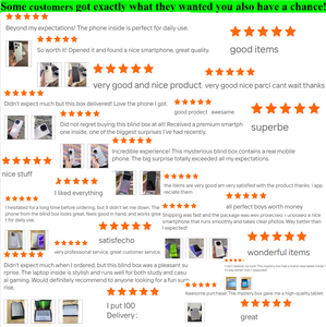 Guaranteed Smartphone Inside 5 Pieces Mystery Box <b>Electronics</b> With Tablet <b>Smart</b> Ring Glasses Humidifier Phone Stand Random **MPO - Product Image 2