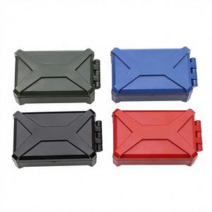 Boîte en bois décorative pour bagages et outils, accessoires de carrosserie pour voiture RC Rock Crawler à l'échelle <span class=keywords><strong>1</strong></span>/10, pièces de décoration et de mise à niveau pour RC Crawler - Product Image 1