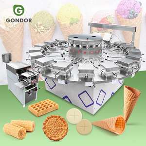 Nouvelle machine à gaufres hollandaise allemande, machine à gaufres au caramel, machine à gaufres à la crème glacée, machine à gaufres en forme de cône, outil de formage, machine multifonctionnelle - Product Image 1