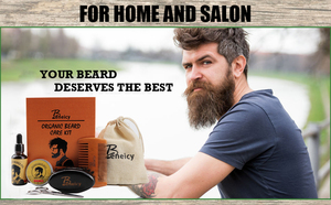 Set per la Cura della <span class=keywords><strong>Barba</strong></span> da Uomo con Etichetta Privata: Balsamo, Pettine e Olio per la Crescita di Barbe Folte e Folli Grossi - Product Image 6