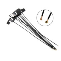 Antenne externe flexible polarisée WiFi 2G 3G 4G 5G pour modem, gain 0-5dBi, substrat PCB FPC, 13.56-6000MHz, IPX/UFL