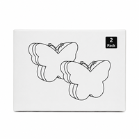 Lampe de nuit décorative LED en forme de papillon, éclairage d'intérieur pour la maison, design créatif, boîtier en ABS, lumière d'ambiance blanc chaud
