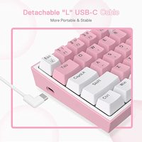 Keyboard Gaming Mekanik Mini Redragon USB Wired 61 Tombol RGB LED Grosir