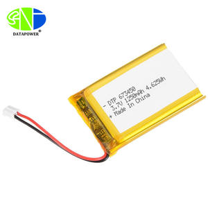 Batterie lipo <span class=keywords><strong>Rechargeable</strong></span> 673450 v, 3.7v, <span class=keywords><strong>1250mah</strong></span> pour humidificateur - Product Image 3