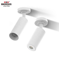 Cadre de downlight led monté en surface réglable à 360 degrés boîtier transformateur de surface de plafond led rond