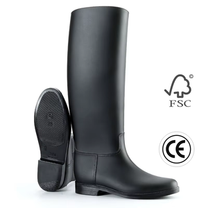 Costruttore <span class=keywords><strong>scarpe</strong></span> da acqua alte da <span class=keywords><strong>donna</strong></span> da esterno antiscivolo impermeabile antiusura alla moda stivali da pioggia - Product Image 3