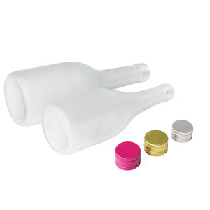Botellas de Vidrio Esmerilado de 350 ml para Almacenamiento, Venta al Por Mayor, Botellas Vacías para Frutas, Vino y Licores - Product Image 6