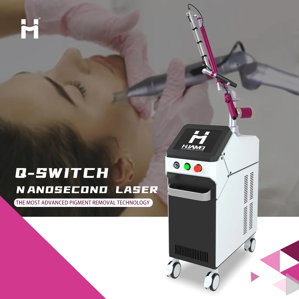 Pico nd yag laser tattoo removal / q switched nd yag laser / nd yag laser colorful tattoo removal machine