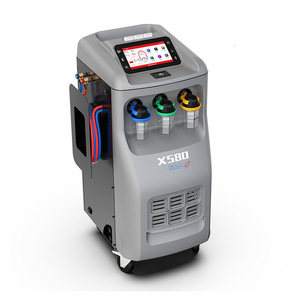 Système complet de climatisation de réfrigérant de voiture R1234YF X580 Machine de charge de récupération comprend un nettoyage <span class=keywords><strong>pour</strong></span> l'entretien de la voiture - Product Image 2