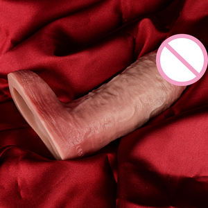 Realistische Silikon Penis Ärmel Kondom für Männer Extender Penis Künstliche wieder verwendbare Hahn Ärmel Adult Delay Ejakulation - Product Image 2