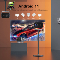 Topleo Vidéoprojecteur Intelligent Portable PICO LED 720p Mini Écran LCD Domestique Smart Android