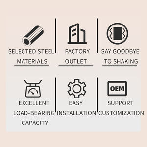 1 מ "מ כבד מגולוון ברזל ישרה זווית ישרה אטב שולחן חיזוק חיבור - Product Image 4