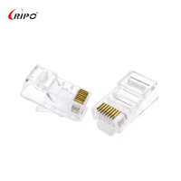 Cable Ethernet 6 up 2 Down CAT6A UTP con conector RJ45, manga T de parada de goma y enchufe de goma, categoría de producto, bloques de terminales