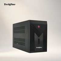 Alimentation sans interruption Techfine UPS 1200VA 220V avec affichage LED pour équipement de bureau, imprimante, ordinateur