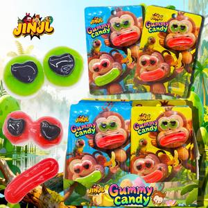 Gomitas <span class=keywords><strong>de</strong></span> <span class=keywords><strong>Mono</strong></span> Virales <span class=keywords><strong>de</strong></span> TikTok, Venta al por Mayor, 50% <span class=keywords><strong>de</strong></span> Contenido <span class=keywords><strong>de</strong></span> Jugo, Certificación Halal, Snack para Niños - Product Image 1