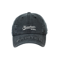 Casquette de baseball en jersey terry style coréen à imprimé léopard - 100% coton respirant et imperméable, design 6 panneaux, fermeture à boucle dorée, unisexe