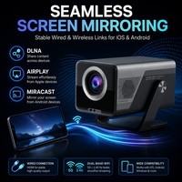 X7 AR Nouveau projecteur LED vidéo autofocus pour home cinéma 1920x1080P Android 14 WiFi 6 LCD portable de poche 650ANSI