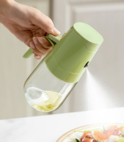 Botol Minyak Plastik Serbaguna Superfit, Anti Bocor, untuk Minyak dan Cuka, Cocok untuk Dapur Rumah Tangga