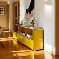 Armoire de rangement modulaire en acier au carbone moderne, meuble multifonctionnel pour salon, armoire simple pour salon