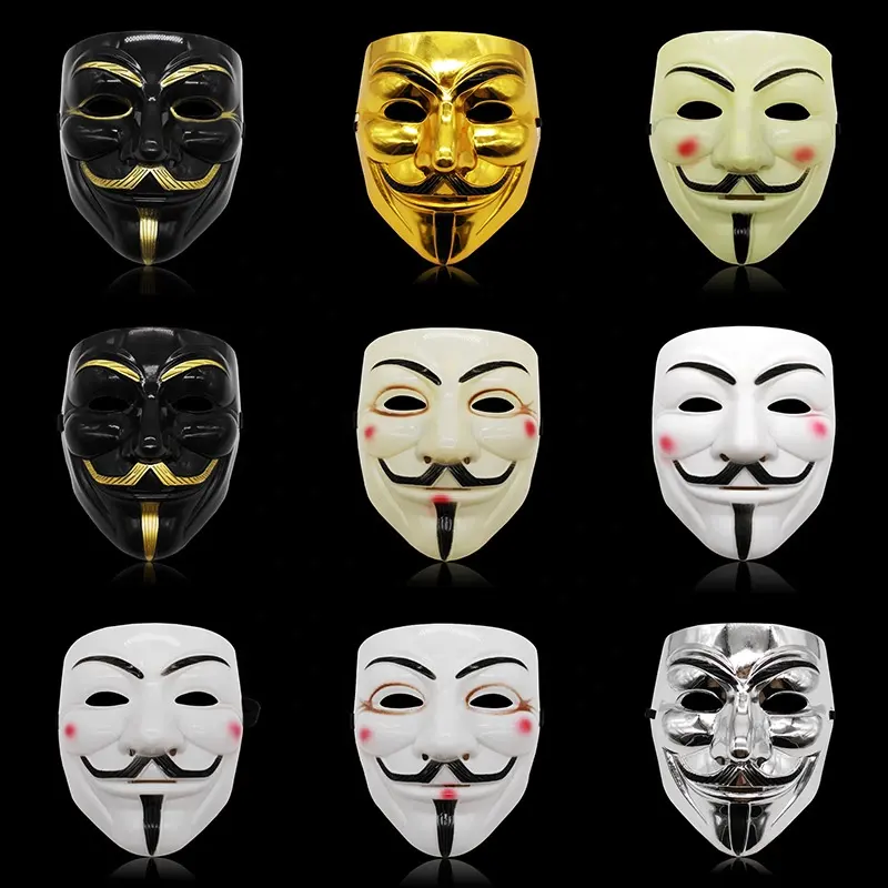 ドロップシッピングリストV For Vendetta Anonymous Guy Fawkes The Maskハロウィンコスプレマスク