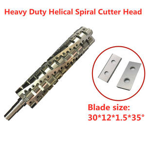 Cabezal de Corte Helicoidal Espiral al por Mayor para Fabricantes, Herramientas de Carpintería de Acero de Tamaño Personalizado con Cuchillas Reemplazables - Product Image 5