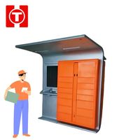 Écran tactile capacitif 10 points de 19 pouces, kiosque HT KDB-2A, équipement intelligent de service postal, casier à colis pratique