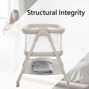 Cuna de Bebé de la Mejor Calidad para 0-3 Años con Almacenamiento, Ligera y Segura, Cuna para Dormir Junto a la Cama, Cuna para Bebé - Product Image 4