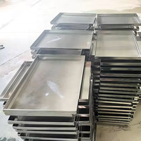 Nouveau design, plaque de cuisson perforée en acier inoxydable et aluminium résistante à la chaleur pour séchage et déshydratation au four