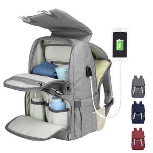 Bolsa de Pañales Multifuncional Personalizada 2025, Mochila de Viaje de Gran Capacidad para Mamá - Product Image 1