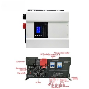 Inversor Híbrido de Onda Sinusoidal Pura de Alta Eficiencia de 1-12kw, Salida Única, 12V 24V 48V, Sistema de Energía Solar de Baja Frecuencia, Gran Venta - Product Image 6