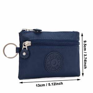 Wholesale Cute Mini Card Holder Coin <b>Wallet</b> Custom <b>Small</b> Bag Waterproof Oxford Fabric Keychain Purse for Promotional Backpacks - Product Image 3