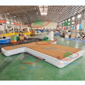 Muelle de barco flotante inflable en forma de T para motos acuáticas para puertos deportivos - Product Image 3
