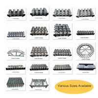 Liuyang 2 Pouces 21 Tirs Présentoirs de Coques Artificielles Supports Tubes de Mortier Présentoirs Lanceurs en Alliage d'Aluminium Projecteur de Flammes
