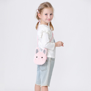Nuova graziosa <span class=keywords><strong>borsa</strong></span> a tracolla per gatti in peluche piccolo orso <span class=keywords><strong>borsa</strong></span> a tracolla in poliestere alla moda per bambini - Product Image 2