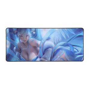 Tappetino da Scrivania in Gomma con Logo Personalizzato, Extra Lungo, Sexy Anime Gaming Mouse Pad - Product Image 1