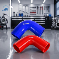 3 1/8'' 90 °   Tuyau flexible en silicone coudé à 90 degrés pour l'assemblage des tuyaux du moteur du véhicule