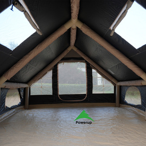 Carpa Inflable Oxford Negra de 3x4m con Revestimiento, con Salida para Estufa, Puertas Dobles y Ventanas en el Techo, Precio de Fábrica - Product Image 5