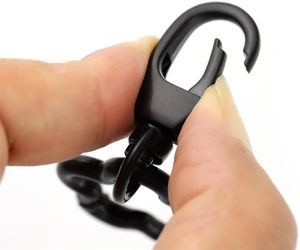 PUTNPC Pcs Metal Spring Clasps Double Opening Keychain <b>Clip</b> Hardware Accessories For Handbag DIY Bags Key And Craft Making Matte - Product Image 3